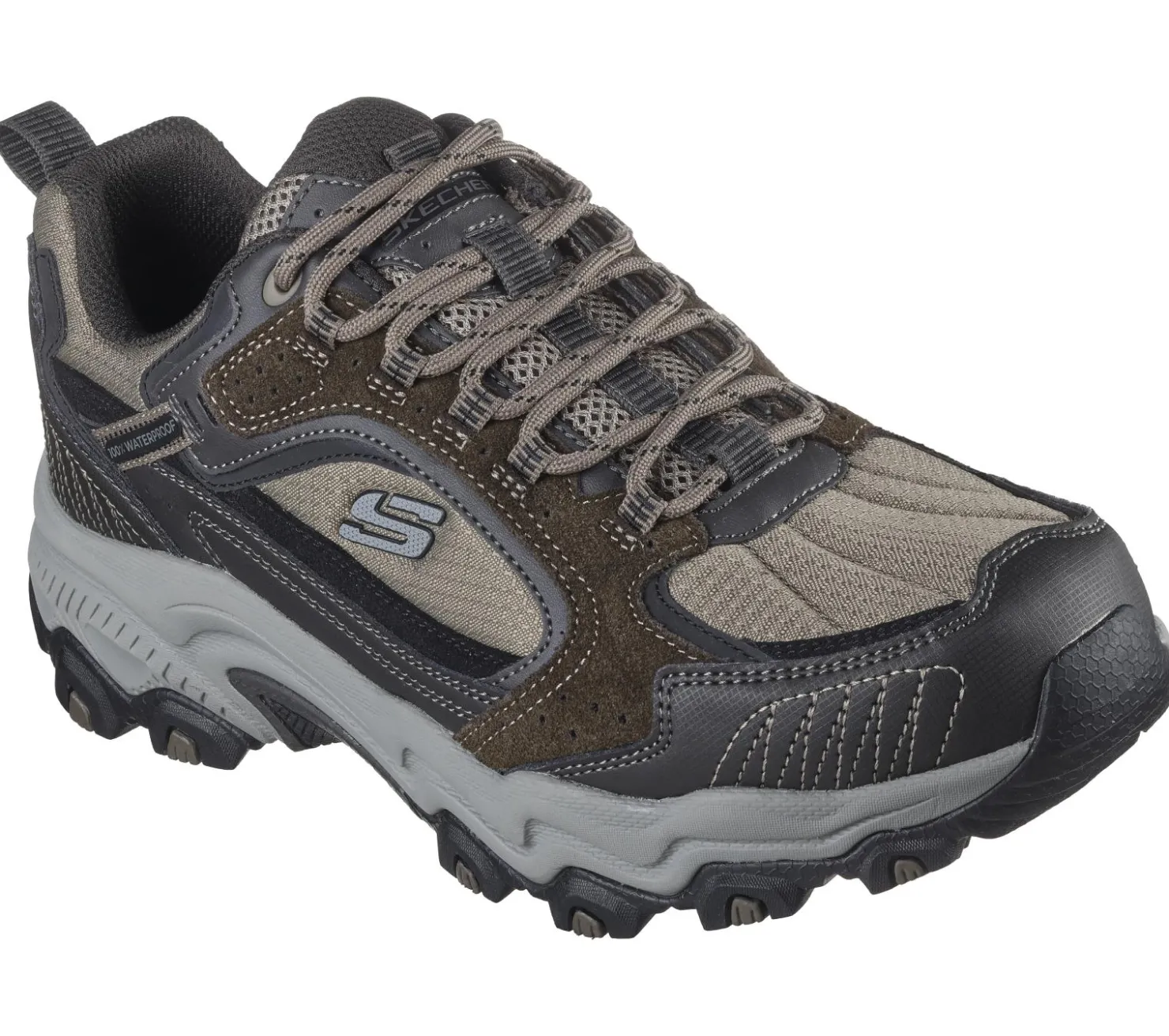 Lace Up|Athletic Sneakers<SKECHERS Stamina AT - Vintage Stitch OLIVE / BROWN