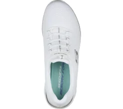 Athletic Sneakers<SKECHERS Summits WHITE / SILVER