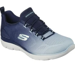 Slip-Ons|Athletic Sneakers<SKECHERS Summits - Bright Charmer NAVY