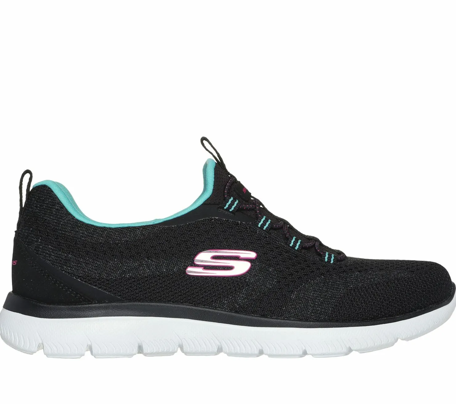 Slip-Ons|Athletic Sneakers<SKECHERS Summits - New Nature BLACK / MULTI