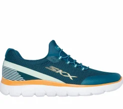 Slip-Ons|Athletic Sneakers<SKECHERS Summits - Skylo TEAL / MULTI