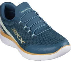 Slip-Ons|Athletic Sneakers<SKECHERS Summits - Skylo TEAL / MULTI