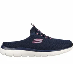 Slip-Ons|Casual Sneakers<SKECHERS Summits - Swift Step NAVY / HOT PINK