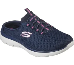 Slip-Ons|Casual Sneakers<SKECHERS Summits - Swift Step NAVY / HOT PINK