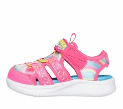 Sandals<SKECHERS Sweet Kickz: Jumpsters Sandal - Sprinkle Wonder HOT PINK / MULTI