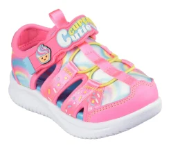 Sandals<SKECHERS Sweet Kickz: Jumpsters Sandal - Sprinkle Wonder HOT PINK / MULTI