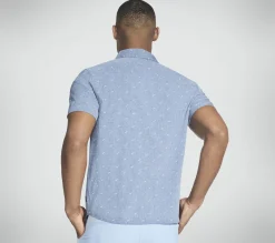 Tops|Tops<SKECHERS The GO WALK Air Printed Short Sleeve Shirt DENIM