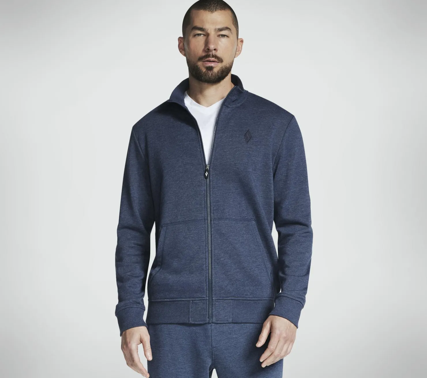 Tops|Tops<SKECHERS The Hoodless Hoodie GO WALK Everywhere Jacket NAVY