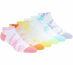 Socks|Socks<SKECHERS Tie-Dye Pastel Socks - 6 Pack MULTI