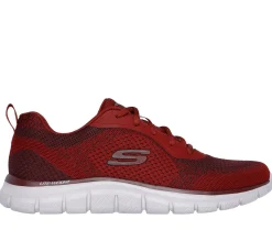 Lace Up|Athletic Sneakers<SKECHERS Track - Glendor BURGUNDY