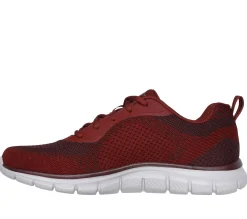 Lace Up|Athletic Sneakers<SKECHERS Track - Glendor BURGUNDY