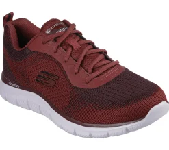 Lace Up|Athletic Sneakers<SKECHERS Track - Glendor BURGUNDY