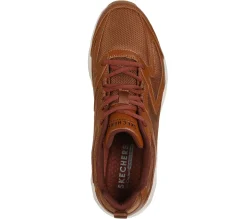 Lace Up|Casual Sneakers<SKECHERS Tres-Air Uno - Craft Leather Air LUGGAGE