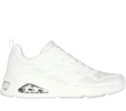 Lace Up|Athletic Sneakers<SKECHERS Tres-Air Uno - Revolution-Airy WHITE / SILVER