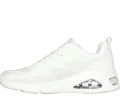 Lace Up|Athletic Sneakers<SKECHERS Tres-Air Uno - Revolution-Airy WHITE / SILVER
