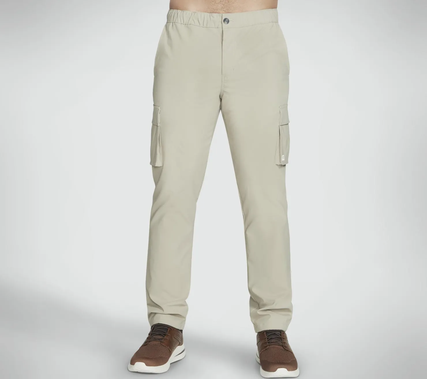 Bottoms|Bottoms<SKECHERS Twill Downtown Solid Cargo Pant NATURAL