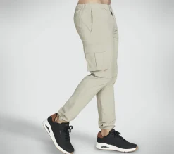Bottoms|Bottoms<SKECHERS Twill Downtown Solid Cargo Pant NATURAL