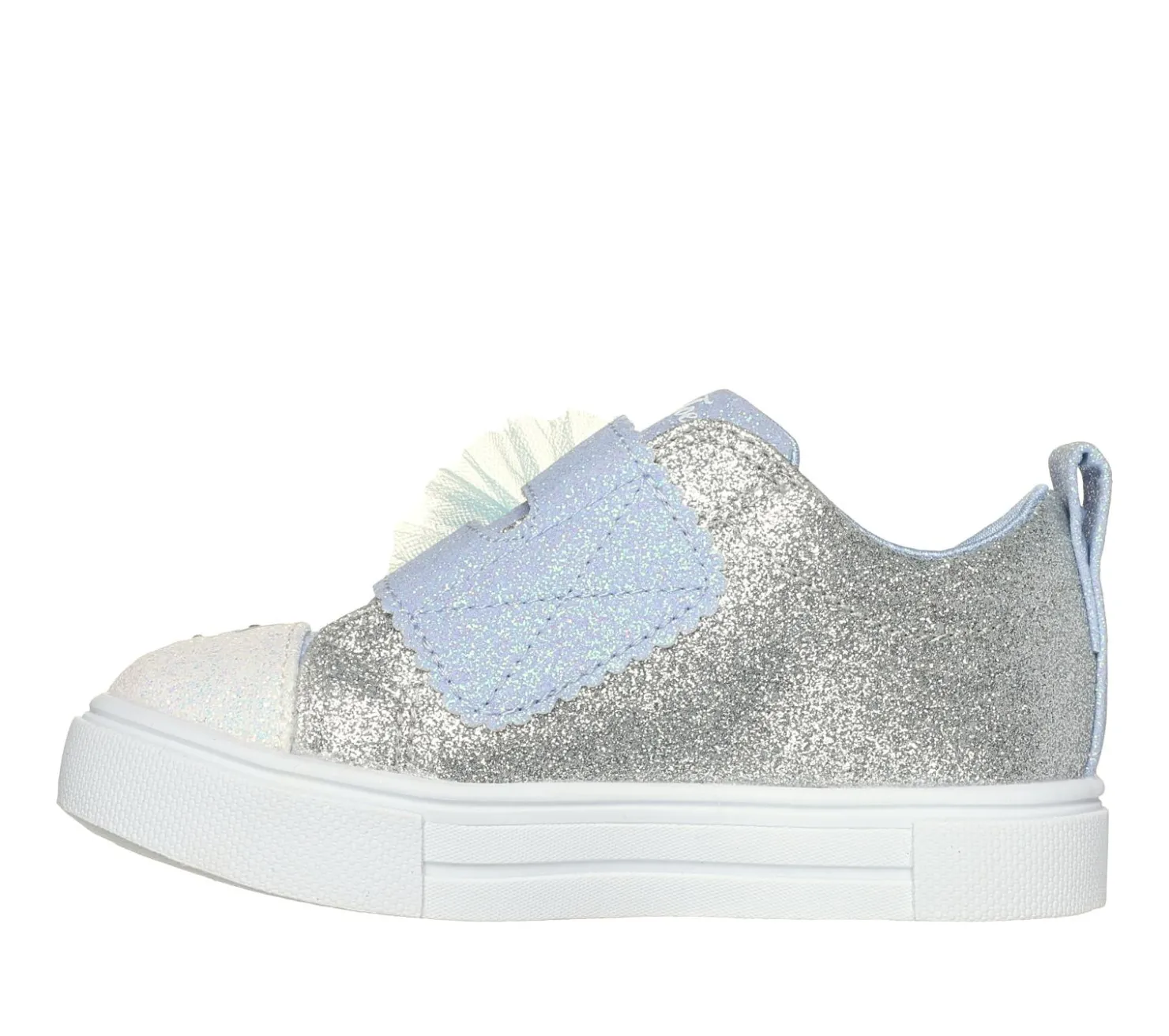 Light-Up|Athletic Shoes & Sneakers<SKECHERS Twinkle Sparks - Glitter Gems SILVER / LIGHT BLUE
