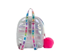 Bags|Backpacks<SKECHERS Twinkle Toes: Puffy Mini Backpack SILVER / MULTI