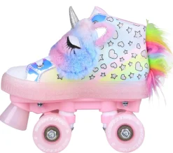 Lace Ups|Athletic Shoes & Sneakers<SKECHERS Twinkle Toes: Shuffle 4 Wheeler - Unicorn Wheelz LIGHT PINK