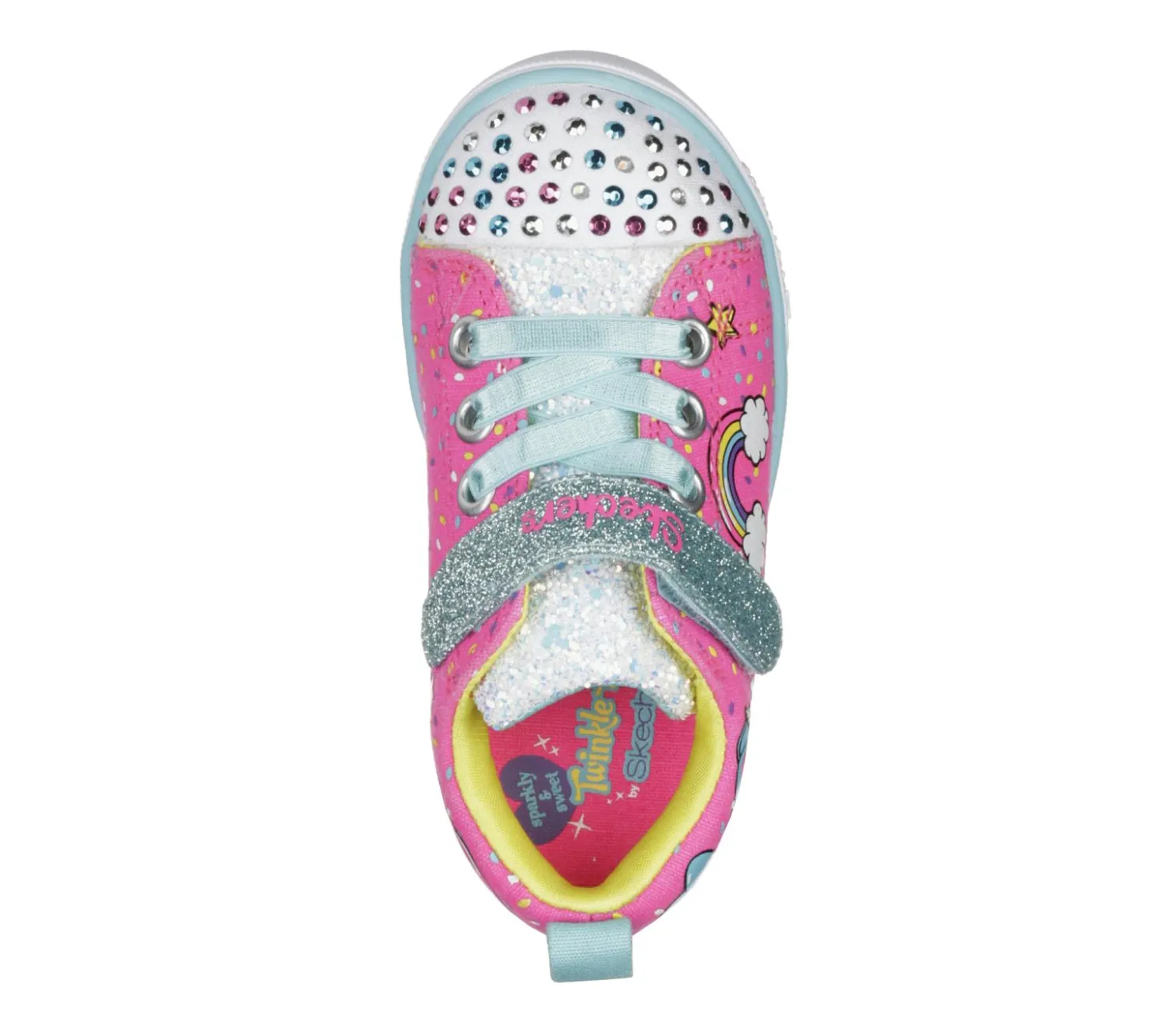 Light-Up|Athletic Shoes & Sneakers<SKECHERS Twinkle Toes: Sparkle Lite - Unicorn Craze NEON PINK / MULTI