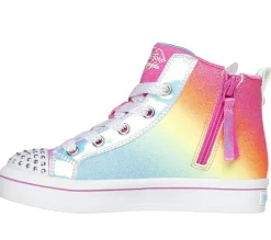 Light-Up|Lace Ups<SKECHERS Twinkle Toes: Twi-Lites 2.0 - Dreamy Wings HOT PINK / MULTI