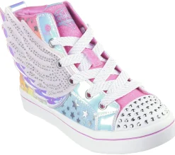 Light-Up|Lace Ups<SKECHERS Twinkle Toes: Twi-Lites 2.0 - Dreamy Wings HOT PINK / MULTI