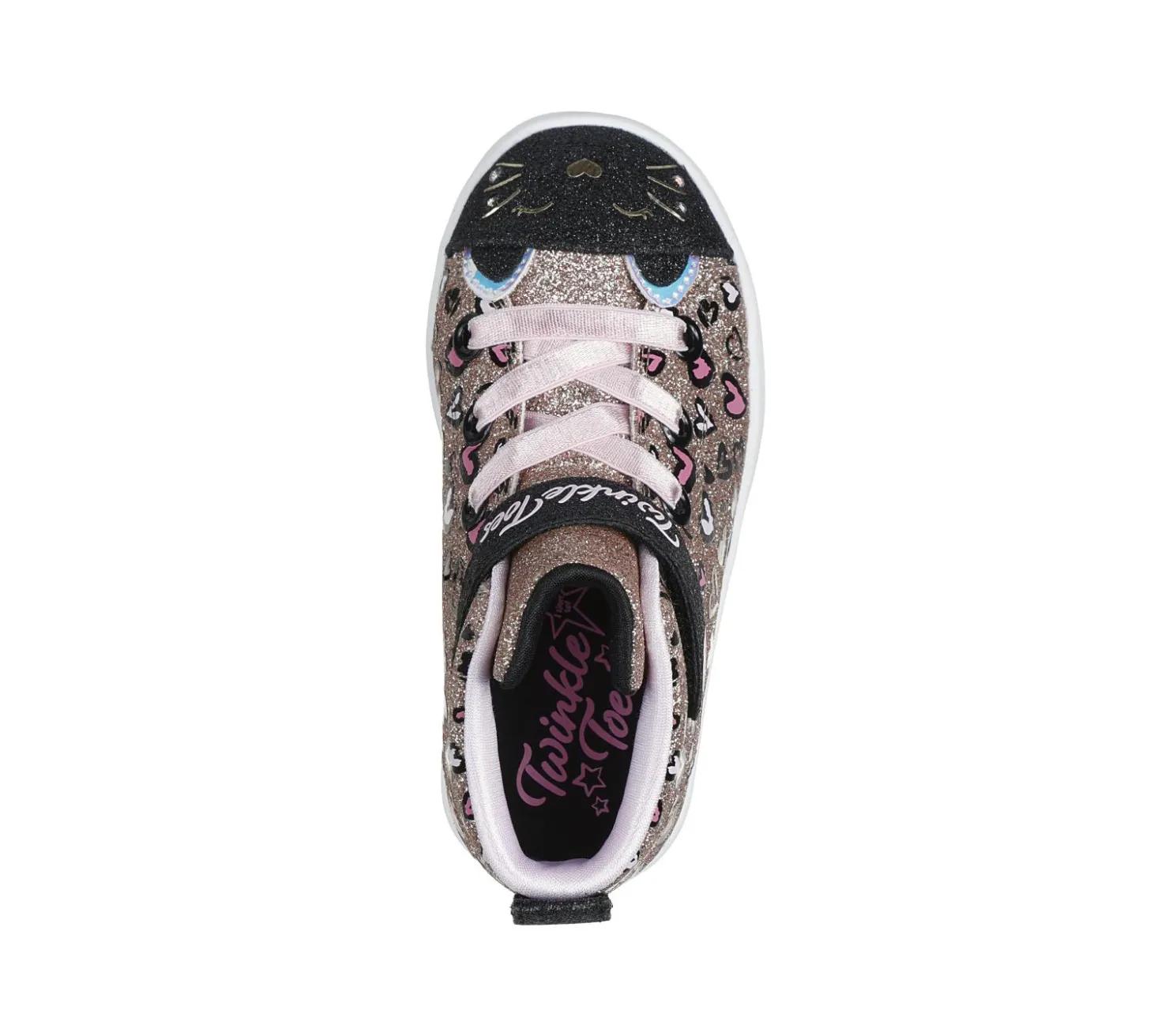 Light-Up|Athletic Shoes & Sneakers<SKECHERS Twinkle Toes: Twi-Lites 2.0 - Kitty Cutie ROSEGOLD