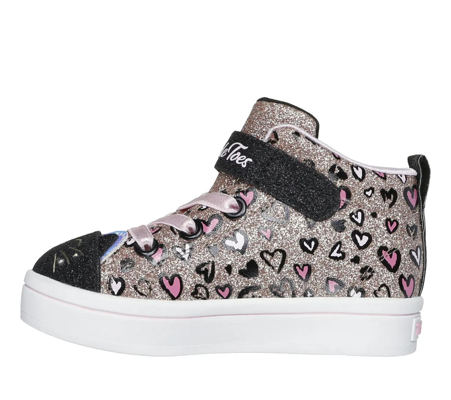 Light-Up|Athletic Shoes & Sneakers<SKECHERS Twinkle Toes: Twi-Lites 2.0 - Kitty Cutie ROSEGOLD
