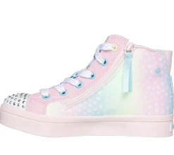 Light-Up|Lace Ups<SKECHERS Twinkle Toes: Twi-Lites 2.0 - Star Zips PINK / MULTI