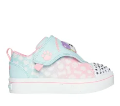 Light-Up|Athletic Shoes & Sneakers<SKECHERS Twinkle Toes: Twi-Lites - Twinkle Pets MINT / MULTI