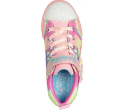 Light-Up|Athletic Shoes & Sneakers<SKECHERS Twinkle Toes: Twinkle Sparks Ice 2.0 - Shimmering CORAL / MULTI