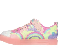 Light-Up|Athletic Shoes & Sneakers<SKECHERS Twinkle Toes: Twinkle Sparks Ice 2.0 - Shimmering CORAL / MULTI