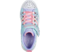 Light-Up|Athletic Shoes & Sneakers<SKECHERS Twinkle Toes: Twinkle Sparks - Jumpin' Clouds TURQUOISE / MULTI