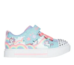 Light-Up|Athletic Shoes & Sneakers<SKECHERS Twinkle Toes: Twinkle Sparks - Jumpin' Clouds TURQUOISE / MULTI