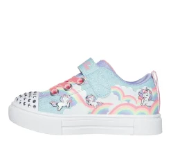 Light-Up|Athletic Shoes & Sneakers<SKECHERS Twinkle Toes: Twinkle Sparks - Jumpin' Clouds TURQUOISE / MULTI