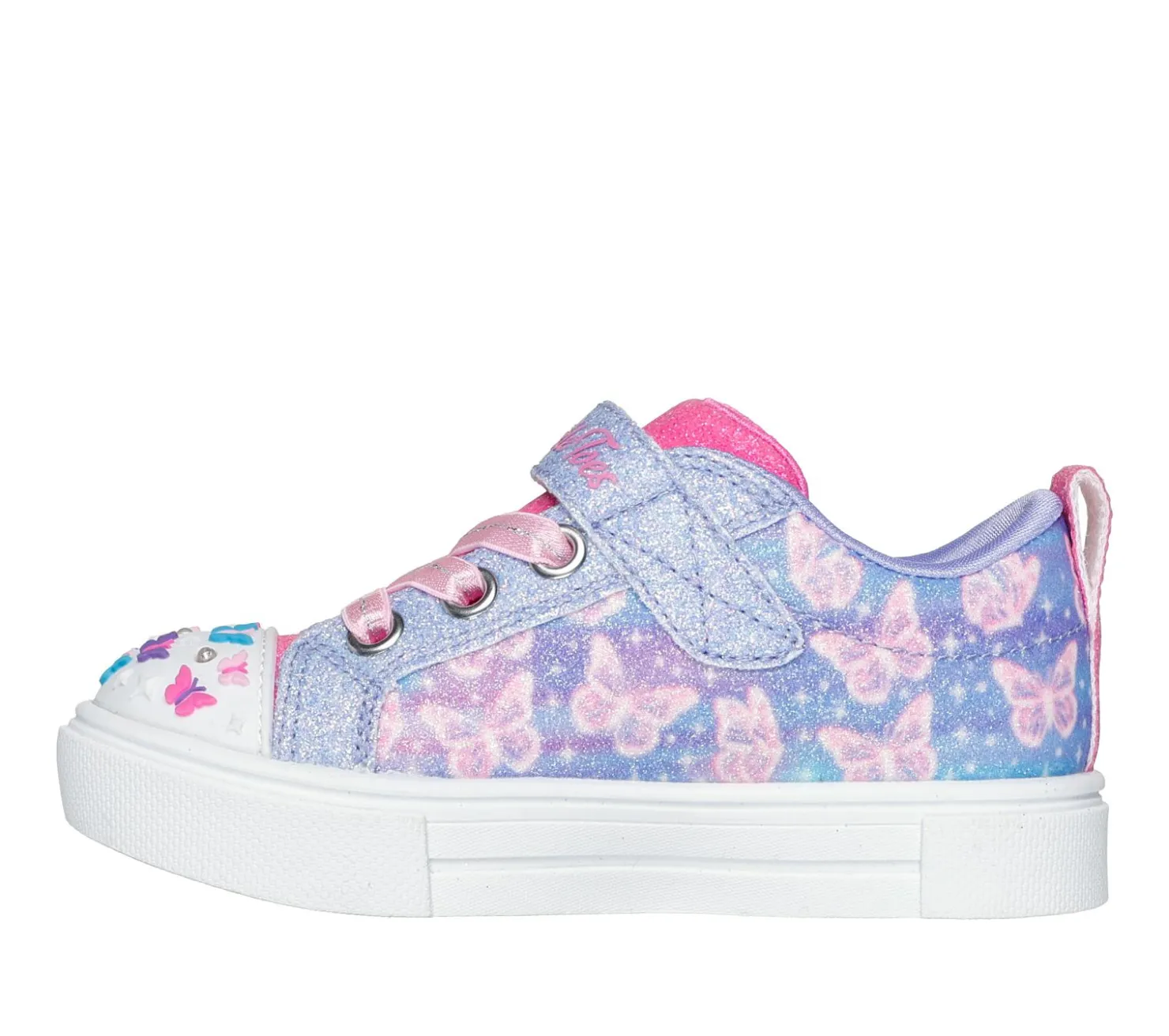 Light-Up|Athletic Shoes & Sneakers<SKECHERS Twinkle Toes: Twinkle Sparks - Ombre Flutter LAVENDER / MULTI