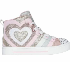 Light-Up|Lace Ups<SKECHERS Twinkle Toes: Twinkle Sparks - Heart Pop ROSEGOLD