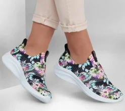 Slip-Ons|Athletic Sneakers<SKECHERS Ultra Flex 3.0 - Flower Road BLACK / MULTI