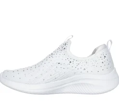 Slip-Ons|Athletic Sneakers<SKECHERS Ultra Flex 3.0 - Glam Night WHITE / SILVER