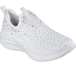 Slip-Ons|Athletic Sneakers<SKECHERS Ultra Flex 3.0 - Glam Night WHITE / SILVER