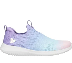 Slip-Ons|Athletic Shoes & Sneakers<SKECHERS Ultra Flex - Color Perfect LAVENDER / MULTI