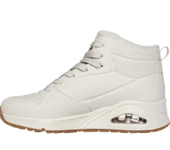 Lace Up|Athletic Sneakers<SKECHERS Uno - - Stand High OFF WHITE