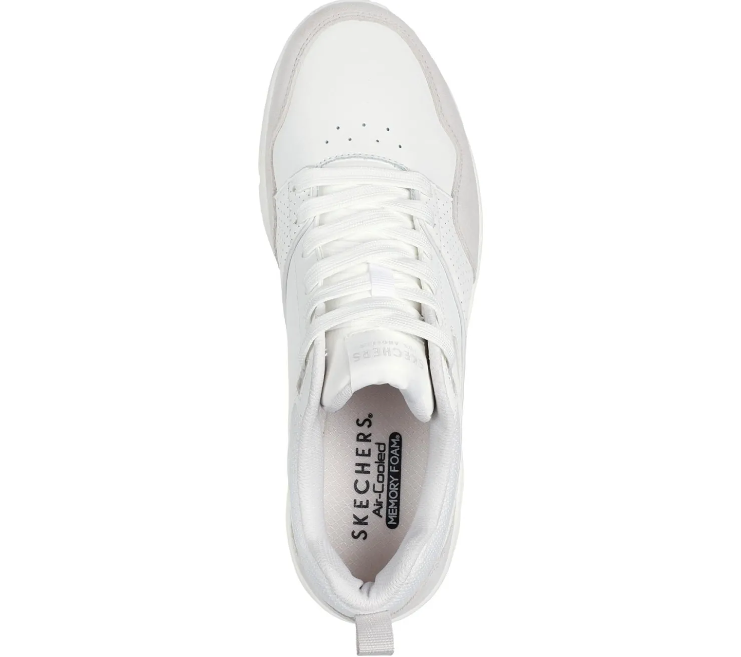 Athletic Sneakers|Lace Up<SKECHERS Uno - Retro One WHITE
