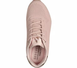 Wedges|Slip-Ons<SKECHERS Uno - Shimmer Away BLUSH PINK