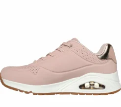Wedges|Slip-Ons<SKECHERS Uno - Shimmer Away BLUSH PINK