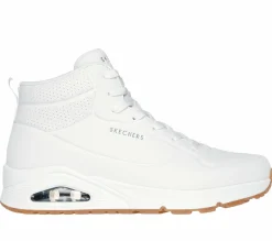 Lace Up|Athletic Sneakers<SKECHERS Uno - Stand High WHITE