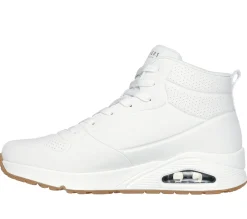 Lace Up|Athletic Sneakers<SKECHERS Uno - Stand High WHITE