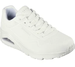 Lace Up|Casual Sneakers<SKECHERS Uno - Stand On Air WHITE