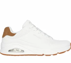 Lace Up|Athletic Sneakers<SKECHERS Uno - Suited On Air WHITE